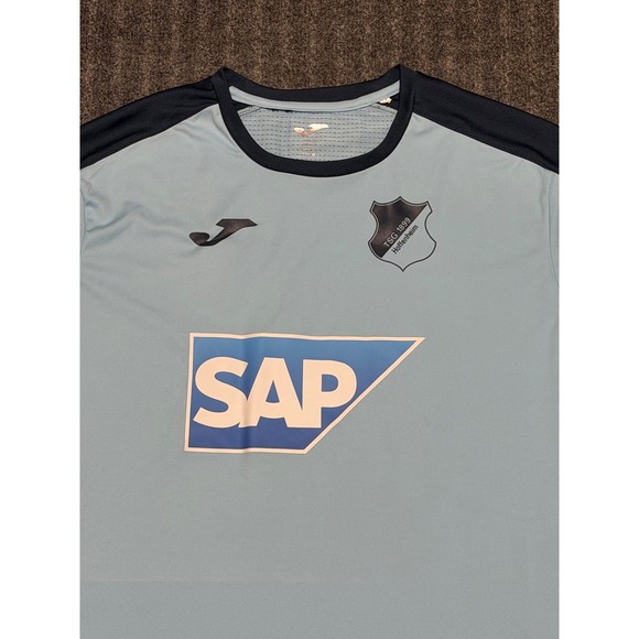 Joma TSG 1899 Hoffenheim Soccer Training Jersey Blue Mens Large SAP SNP Logo - Picture 2 of 7